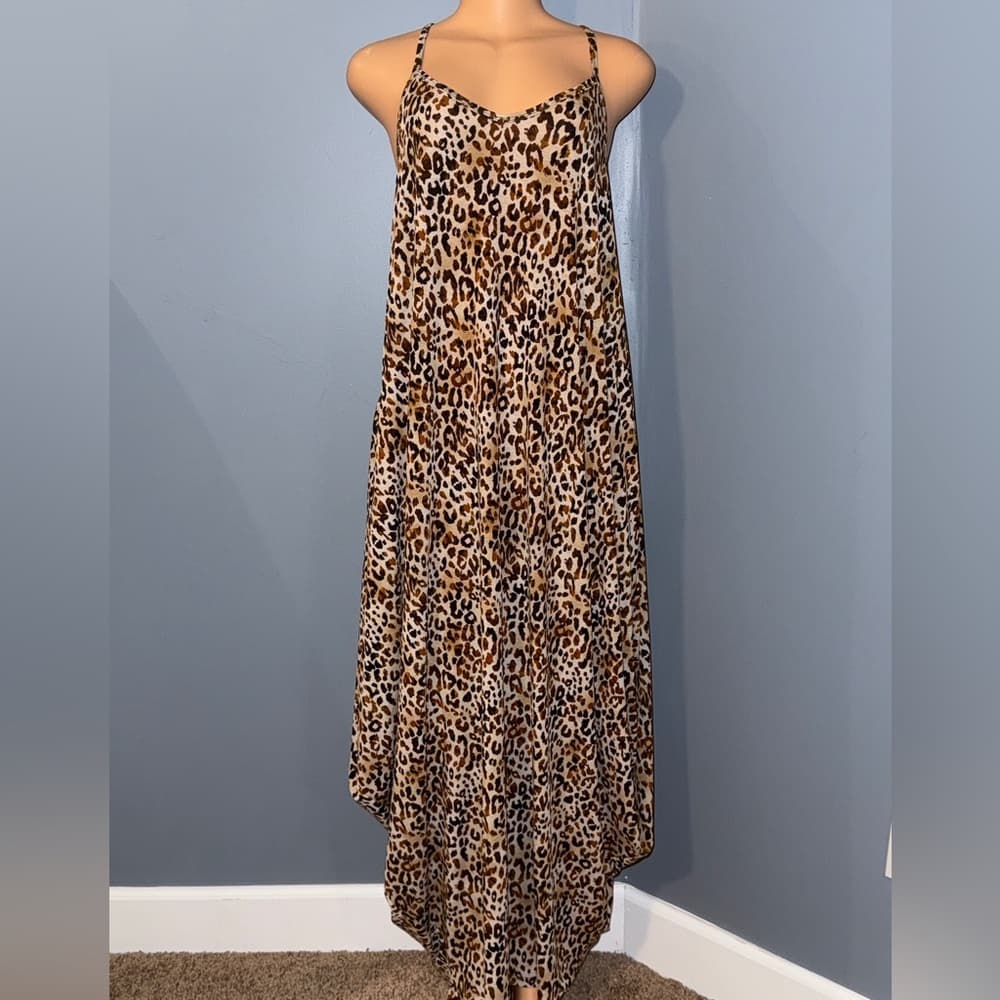 Janette Plus Animal Print Maxi Dress - Thumbnail 5