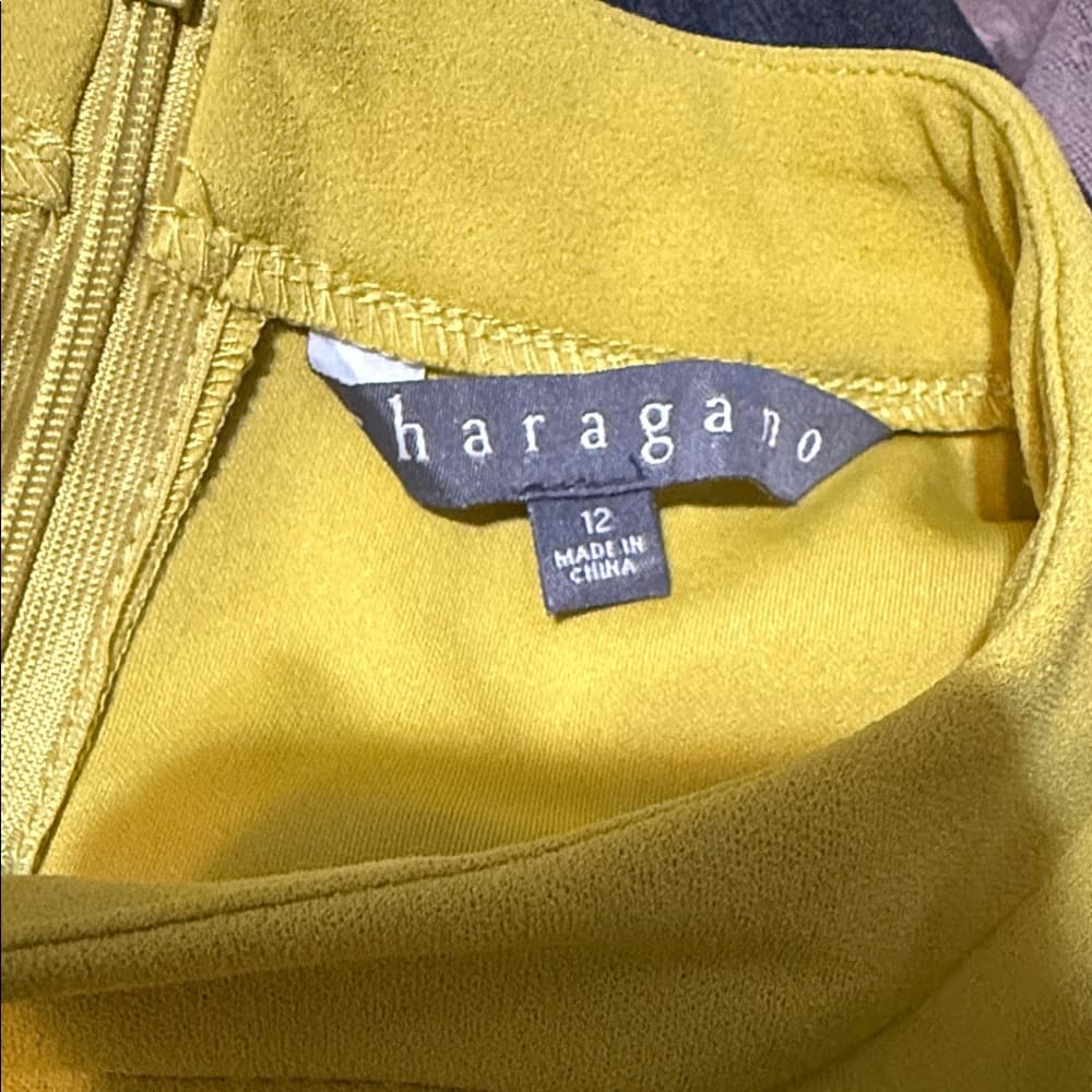 Sharagano Sleeveless Lime Mini Dress - Thumbnail 3