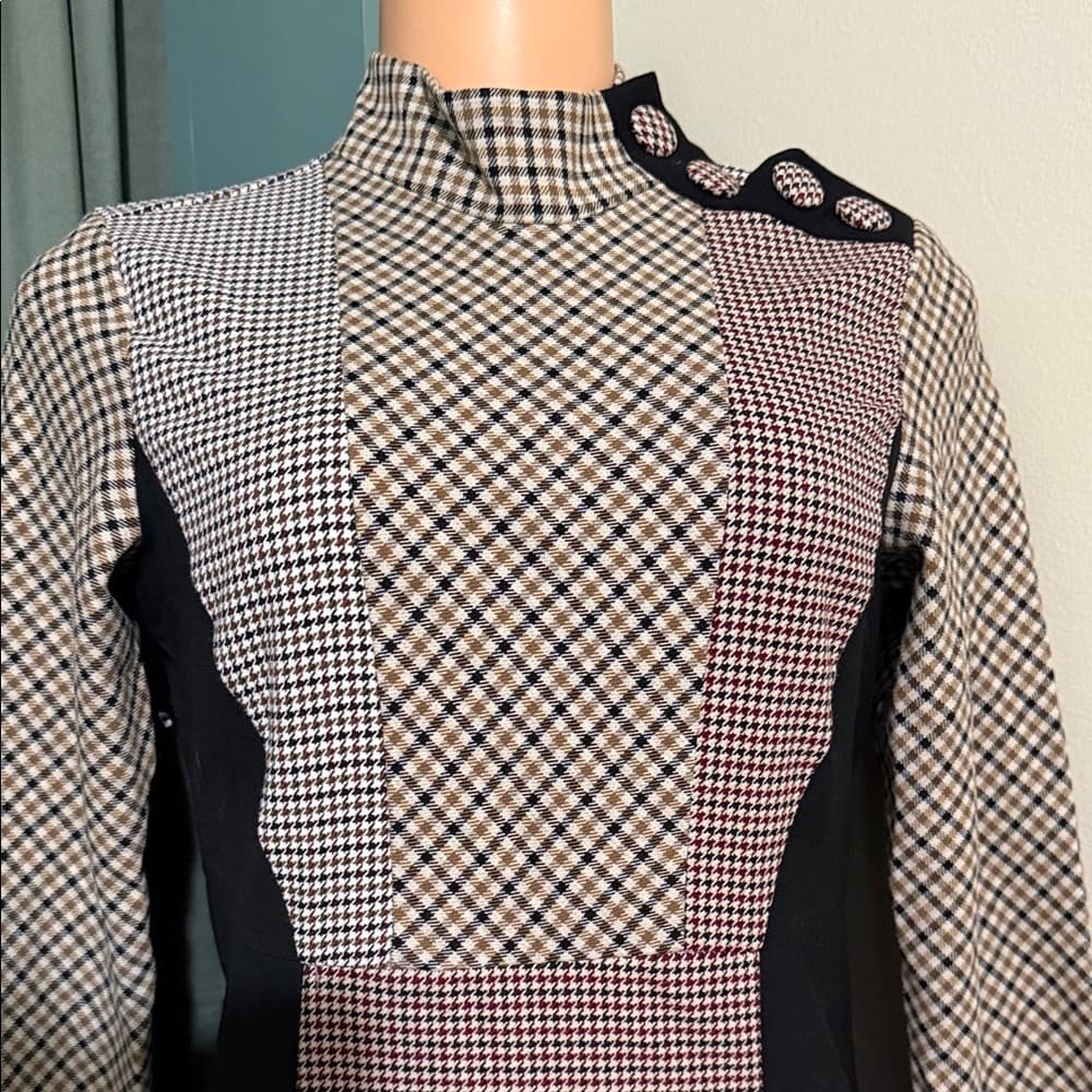Chic Zara Multi-Patterned Dress - Size XS - Thumbnail 2