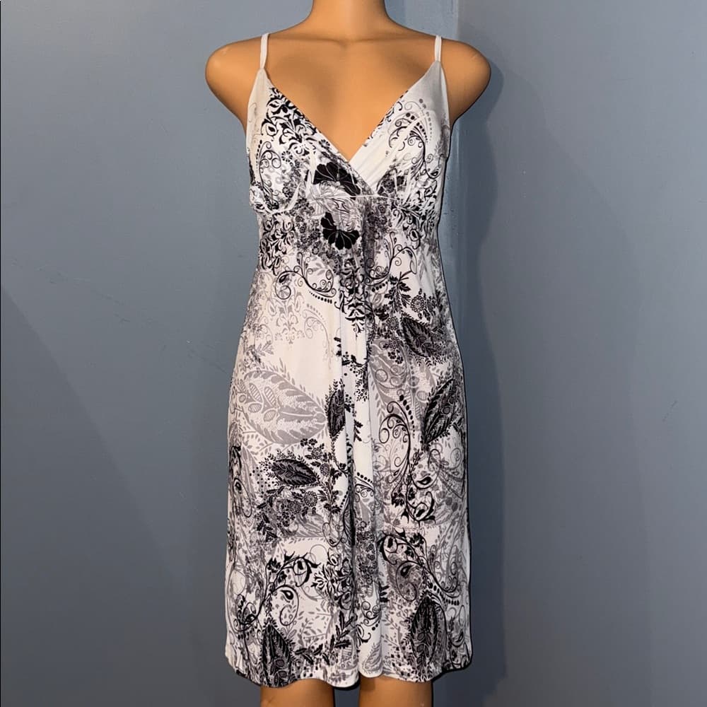 Elegant Cristina Love Floral Print Dress - Size Large - Thumbnail 6