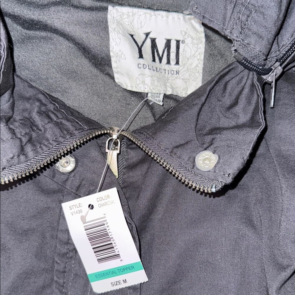 YMI Dark Gray Sleeveless Vest - Thumbnail 7