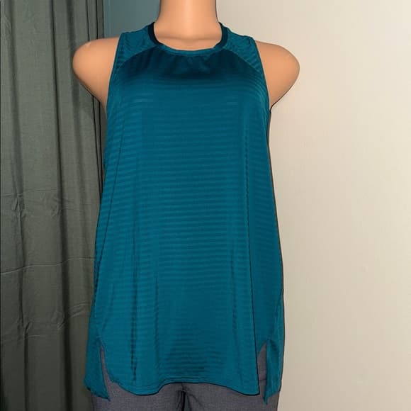 Tek Gear Teal Tank Top - Thumbnail 4