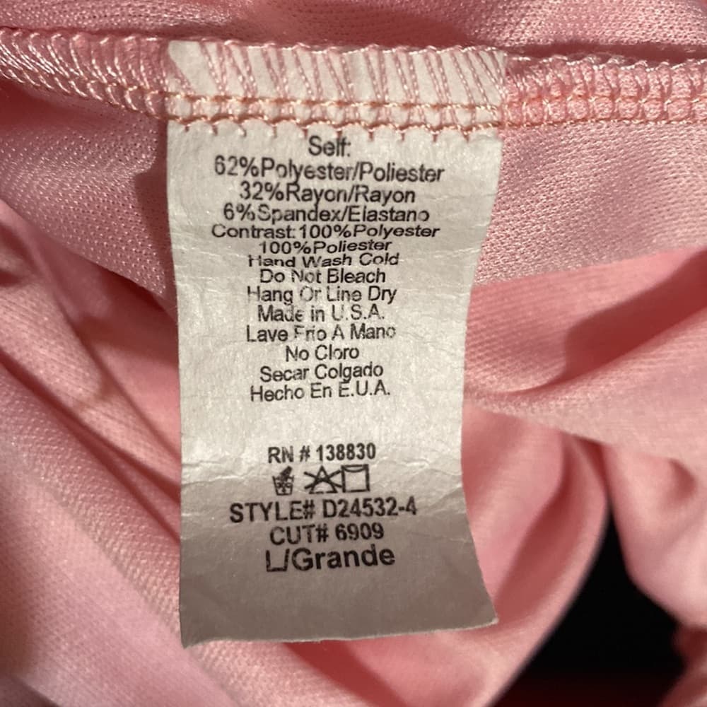 Stylish Fashion Nova Pink Turtleneck Mini Dress - Size Large - Thumbnail 3