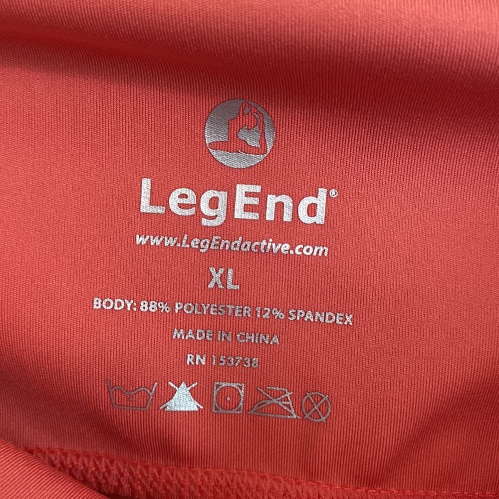 Coral colored leggings - Thumbnail 3