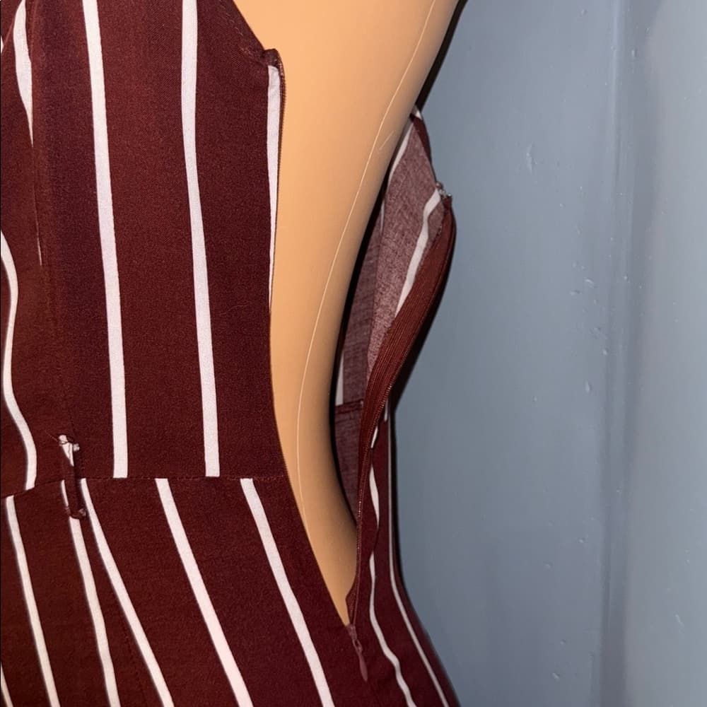 Forever 21 Striped Jumpsuit - Size Small - Thumbnail 6