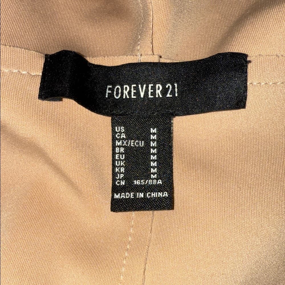 Forever 21 Cream Trench Coat - Thumbnail 2