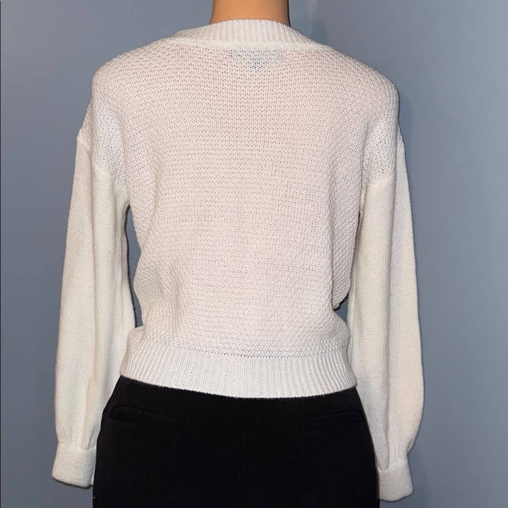 Almost Famous Twisted Cable-Knit Sweater - Size Small - Thumbnail 3