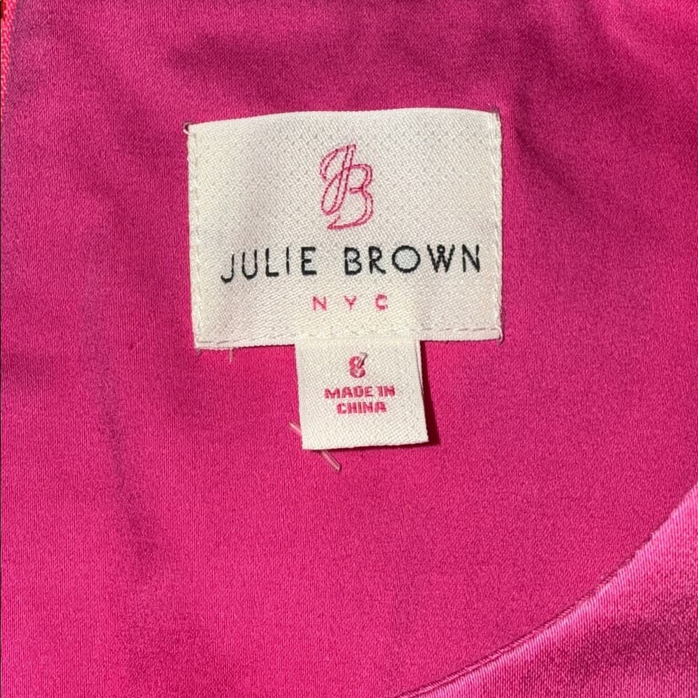 Julie Brown Classic Pink A-Line Dress - Size 8 - Thumbnail 6