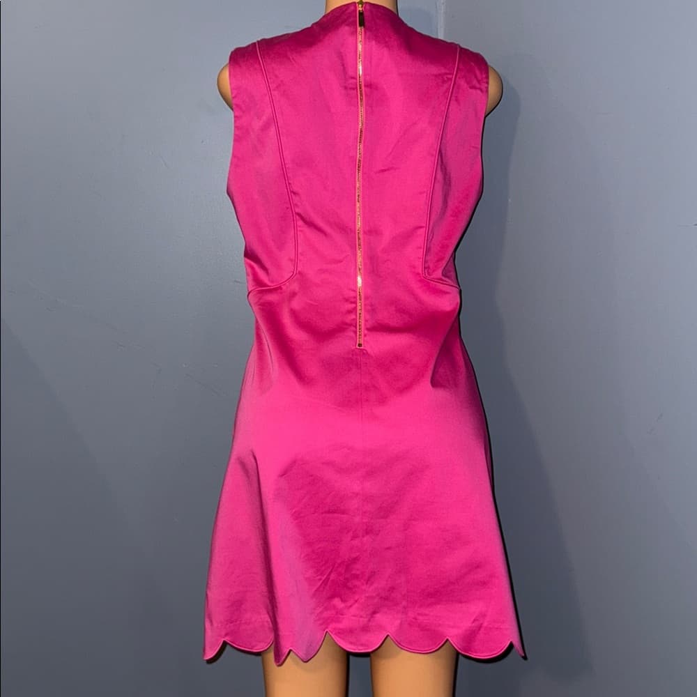 Julie Brown Classic Pink A-Line Dress - Size 8 - Thumbnail 3