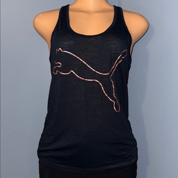 Puma Black Tank Top - Size XS - Thumbnail 6