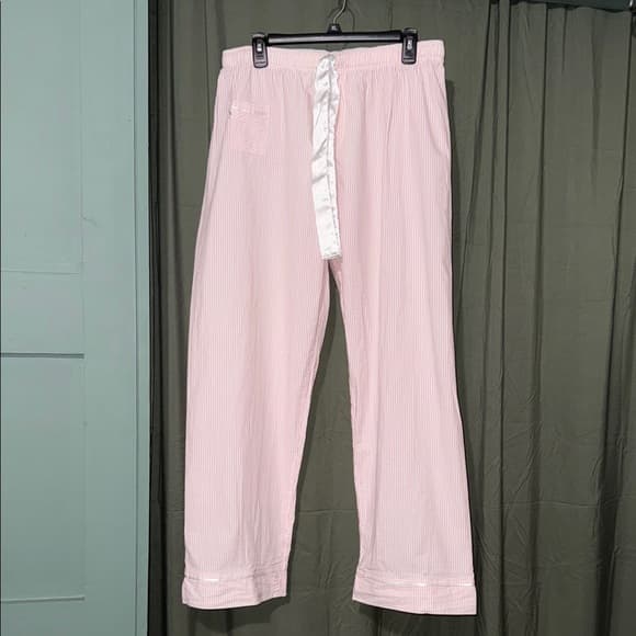 Pink Striped Pajama Pants - Thumbnail 5