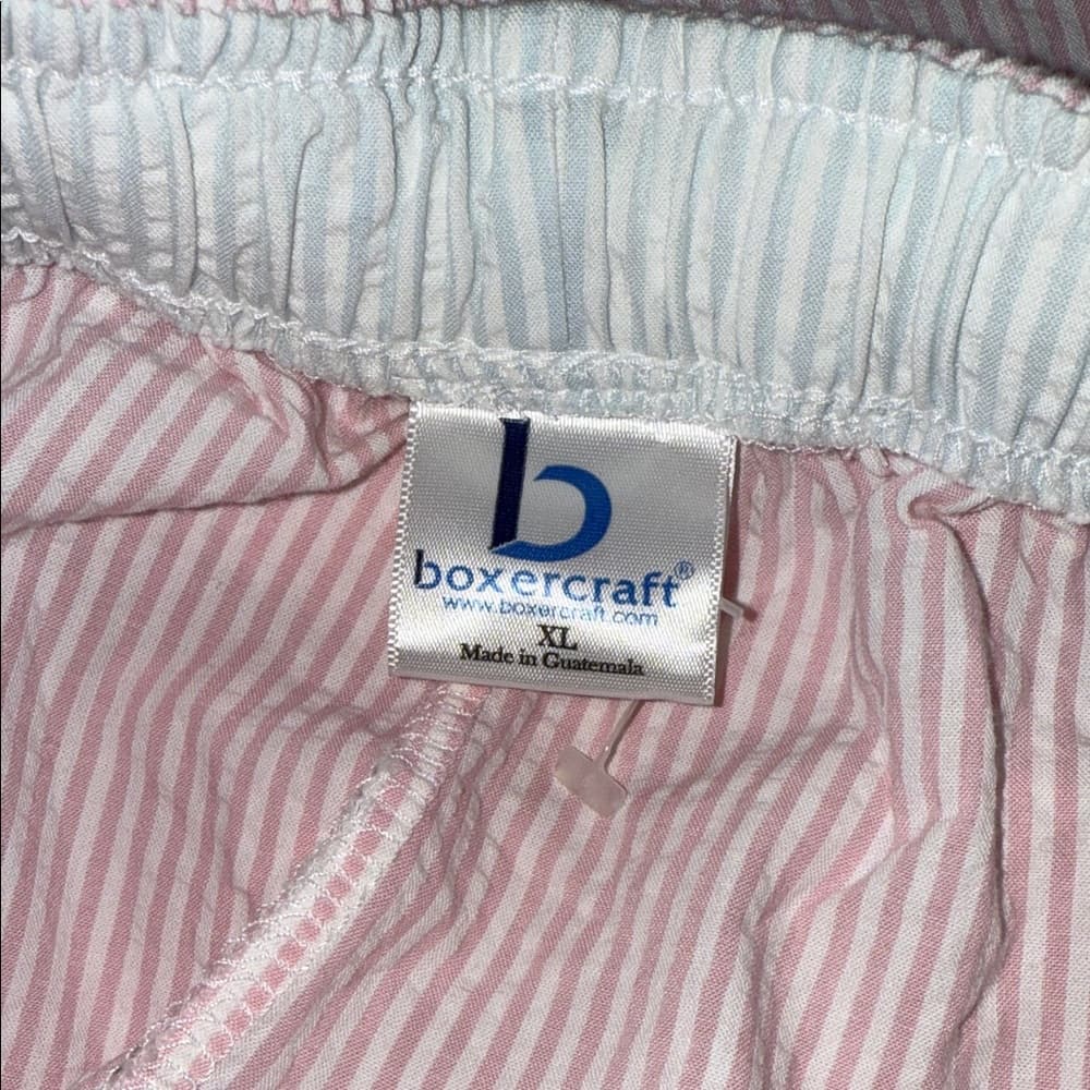 Pink Striped Pajama Pants - Thumbnail 3