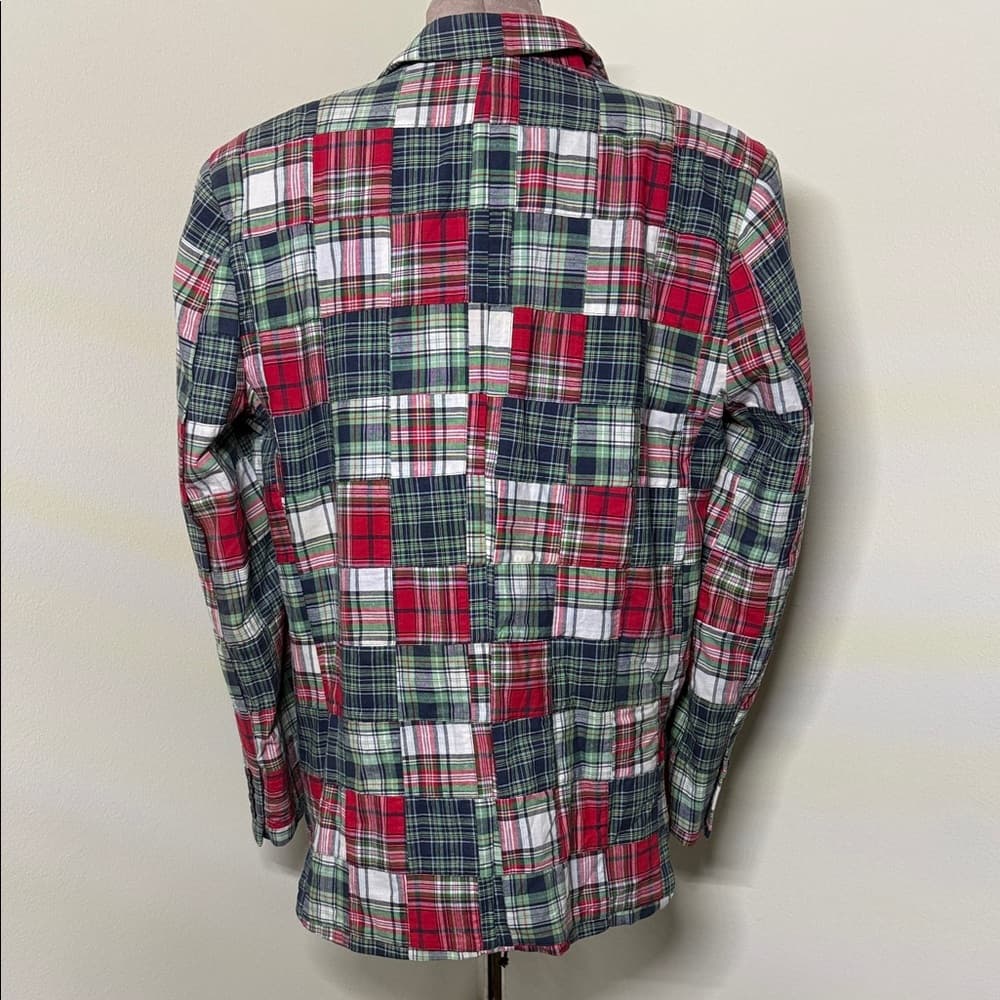 NWT - Linea Uomo Patchwork Plaid Blazer - 48L - Thumbnail 9