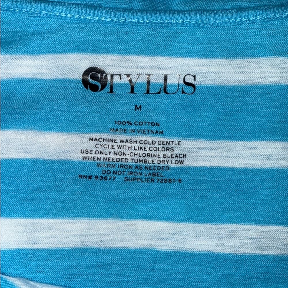 Chic Stylus Striped Top - Size Medium - Thumbnail 6