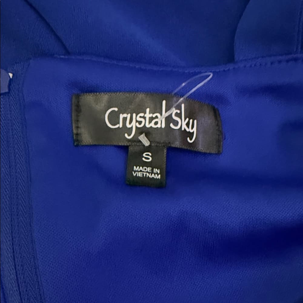 Crystal Sky Royal Blue Romper - Size Small - Thumbnail 3