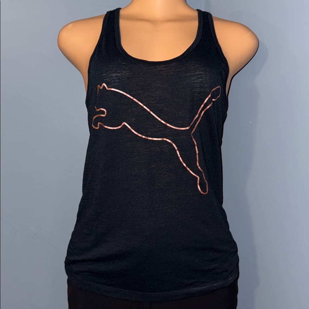 Puma Black Tank Top - Size XS - Thumbnail 5