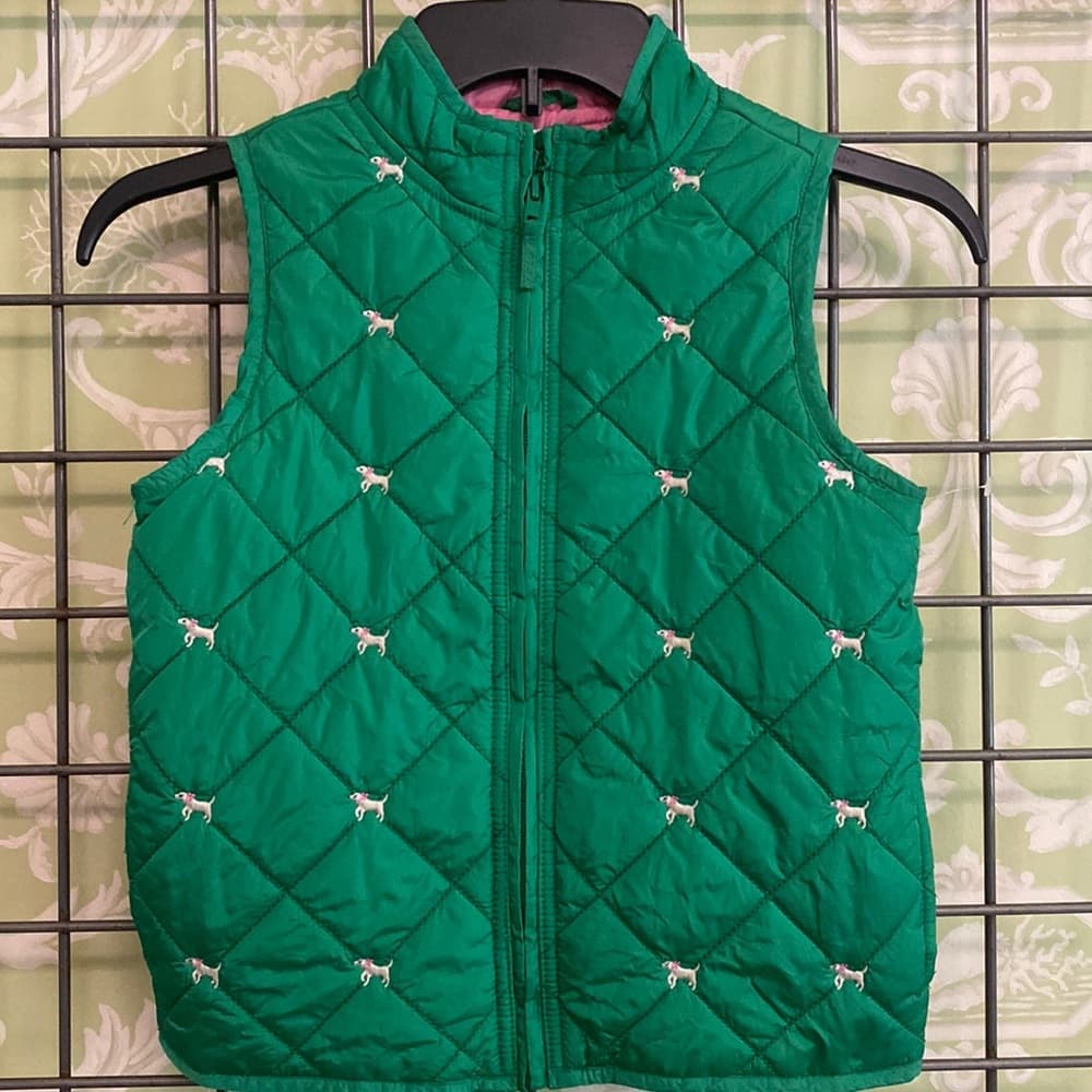 Gymboree green puffer vest - Thumbnail 3