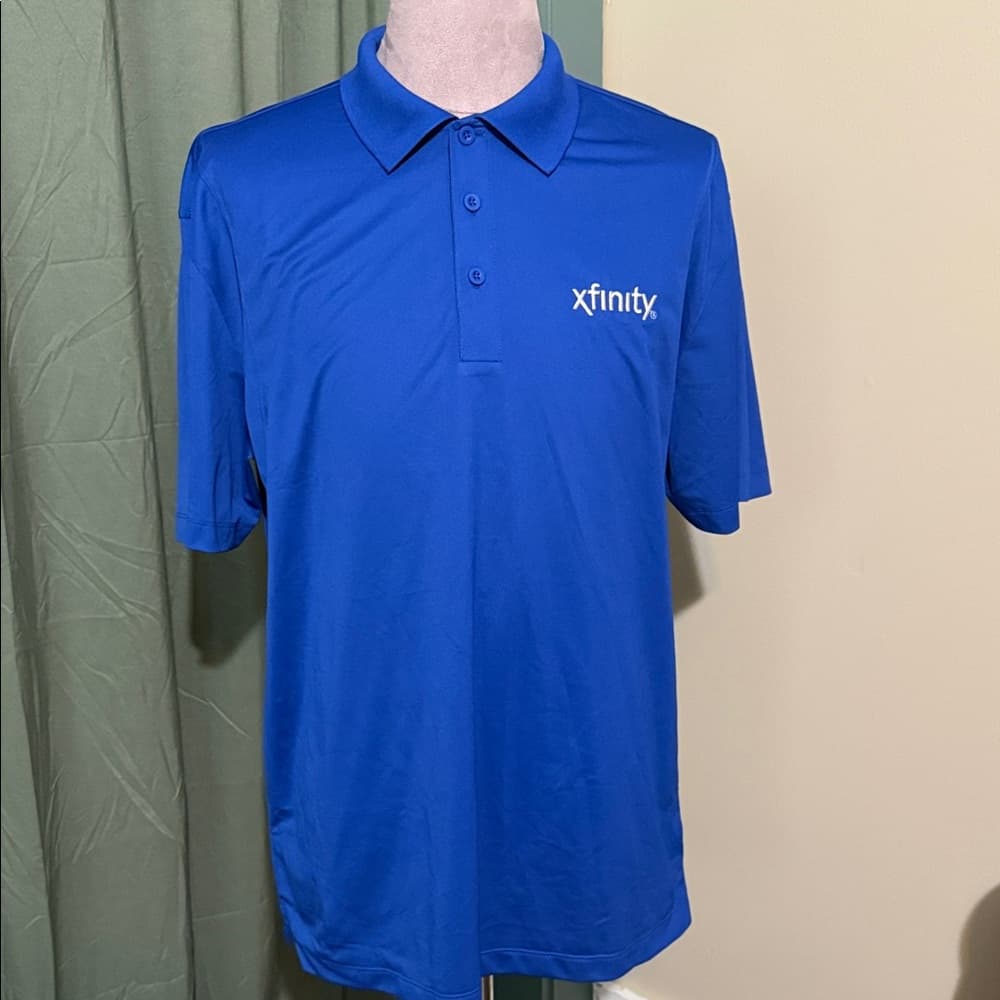 Port Authority Royal Blue Xfinity Polo Shirt for Men - Thumbnail 3