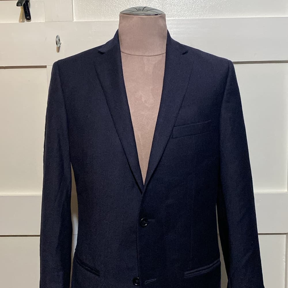 Navy blue suit blazer - Thumbnail 3