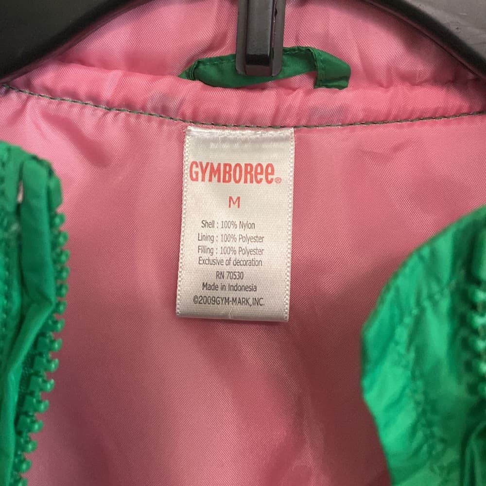 Gymboree green puffer vest - Thumbnail 2