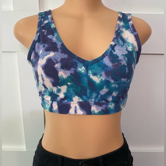 Tie-Dye Sports Bra - Thumbnail 4
