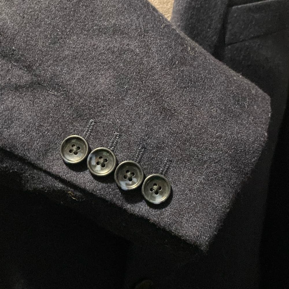 Navy blue suit blazer - Thumbnail 2