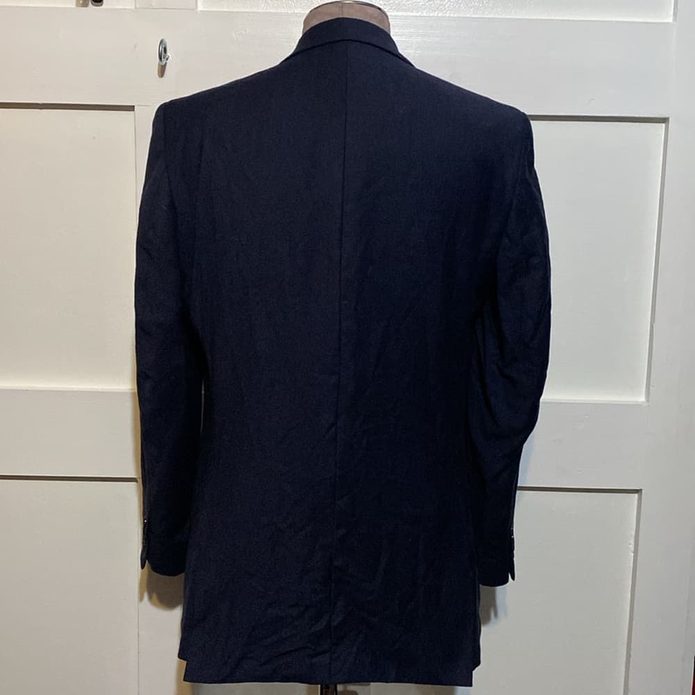 Navy blue suit blazer - Thumbnail 4