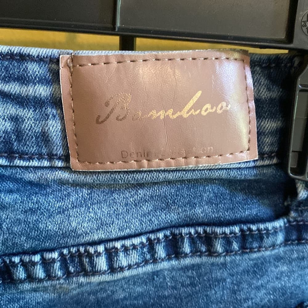 Bamboo acid washed jeans - Thumbnail 2