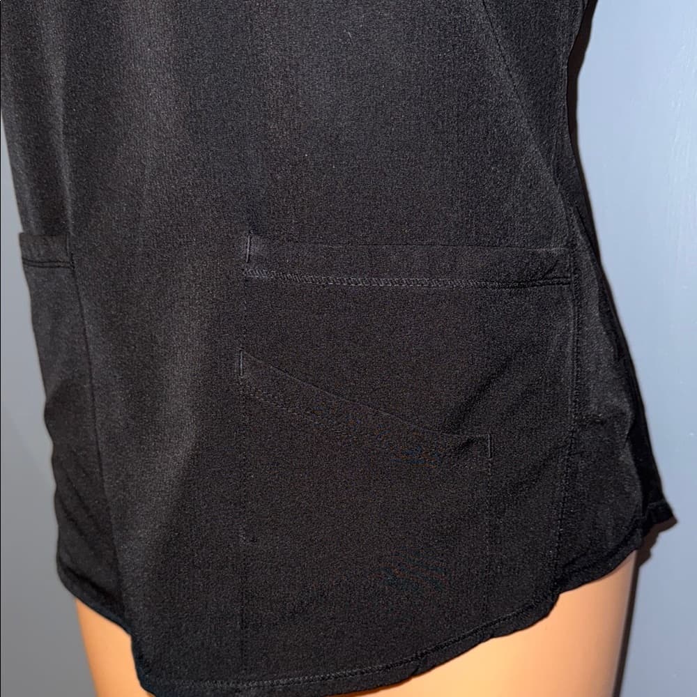 Skechers Black Scrub Top - Size Small - Thumbnail 3