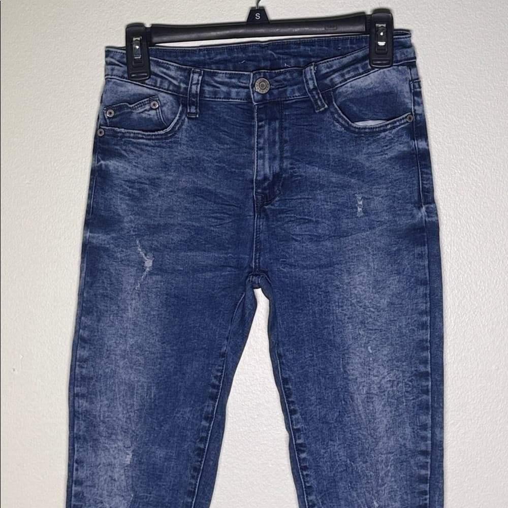 Bamboo acid washed jeans - Thumbnail 4