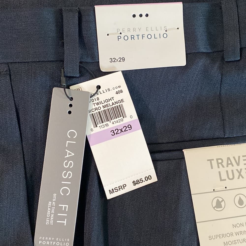 32 x 29 Perry Ellis Portfolio dress slacks - Thumbnail 2