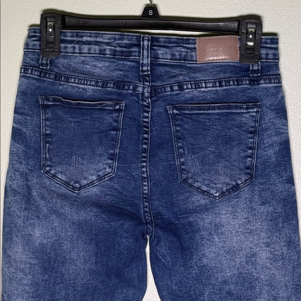 Bamboo acid washed jeans - Thumbnail 7