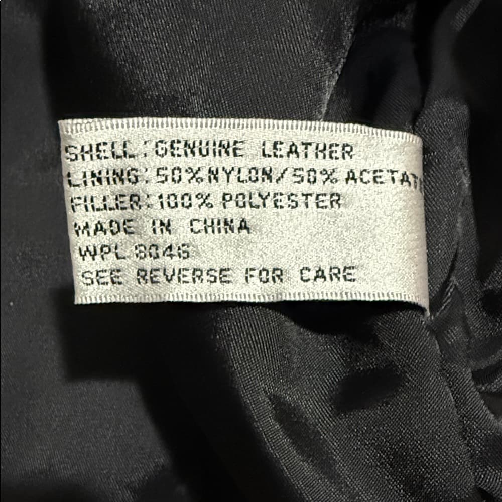 Alfani Buttery Soft Black Leather Jacket - Size Large - Thumbnail 13