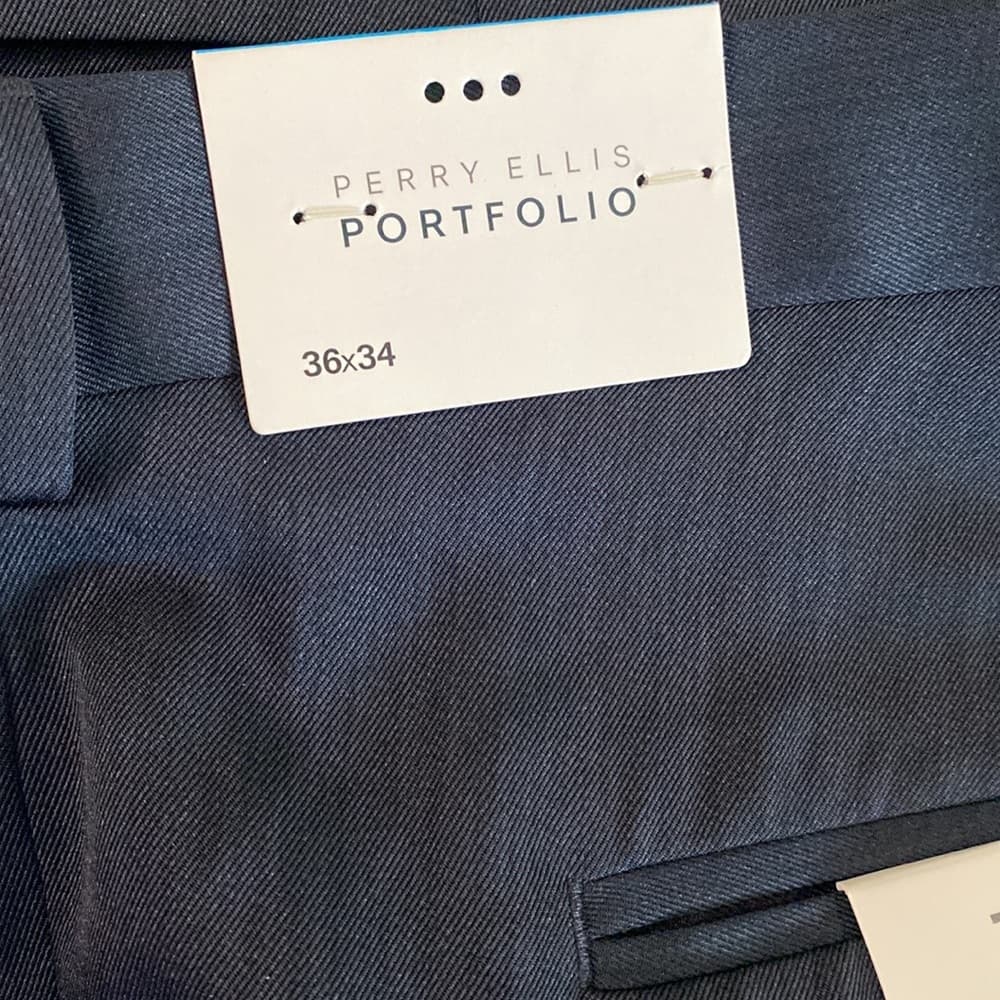 36 x 34 Perry Ellis Portfolio dress slacks - Thumbnail 2