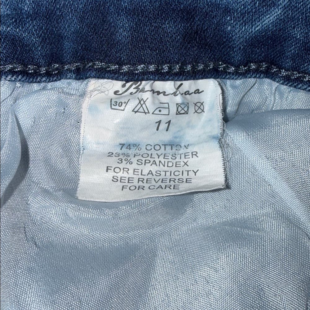 Bamboo acid washed jeans - Thumbnail 3