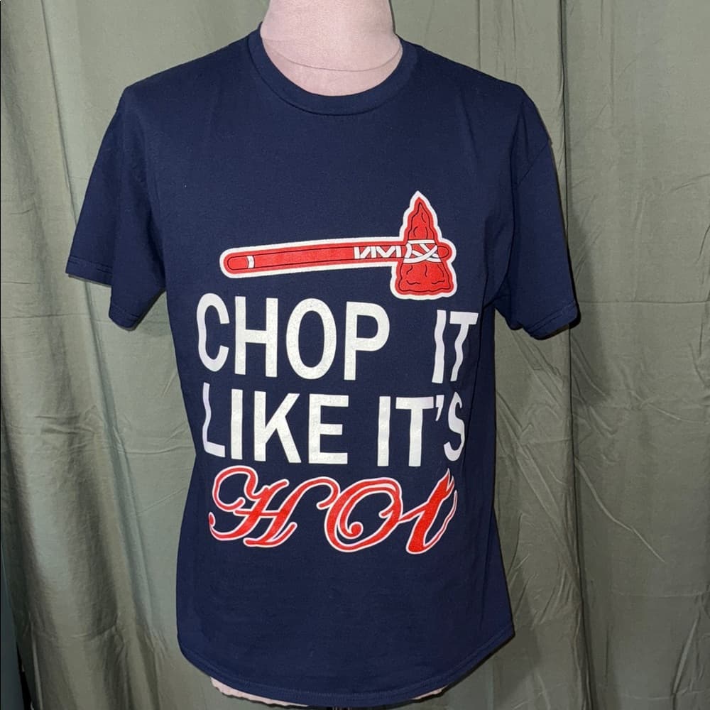 Gildan Navy Blue 'Chop It Like It's Hot' Kids T-Shirt - Thumbnail 2