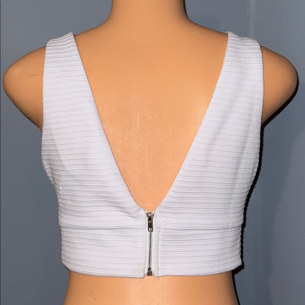 Charlotte Russe Strappy Crop Top - Size S