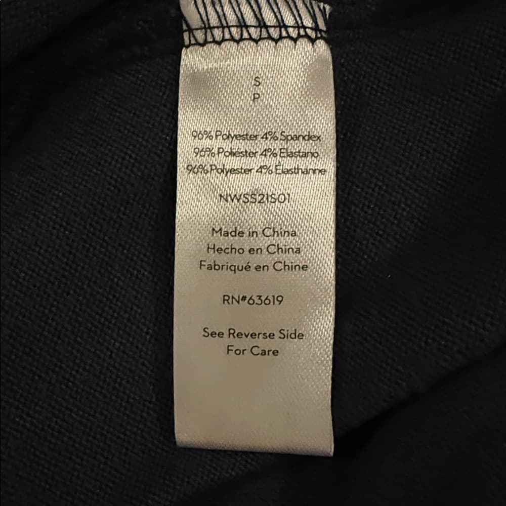 Nine West Navy Sleepwear Tank Top - Size Small Petite - Thumbnail 7