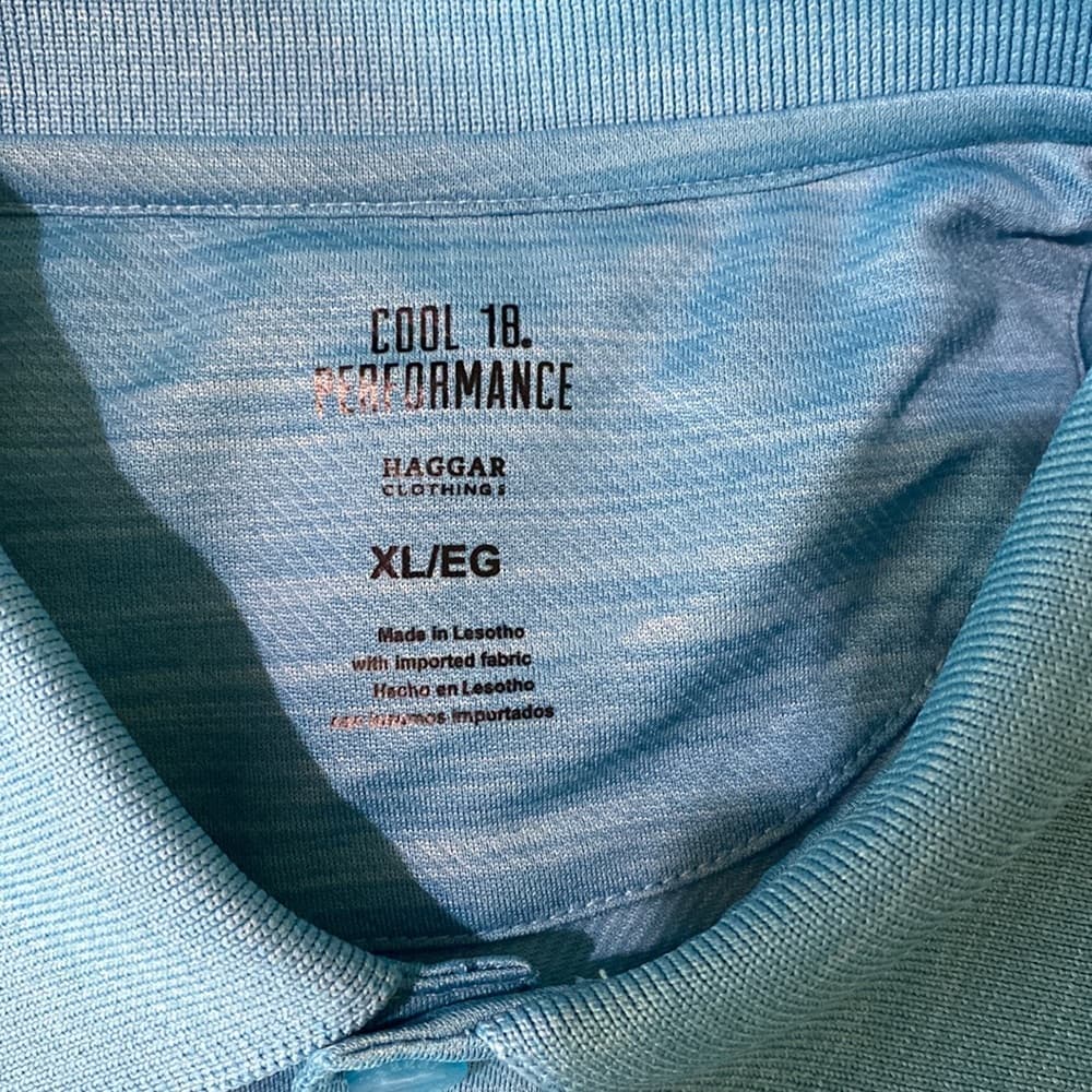 Haggar cool 18 pro polo shirt - Thumbnail 2