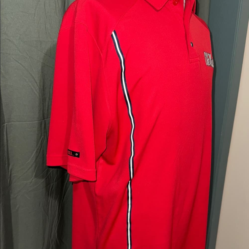 Nike Red Ole Miss Polo Shirt - Thumbnail 3