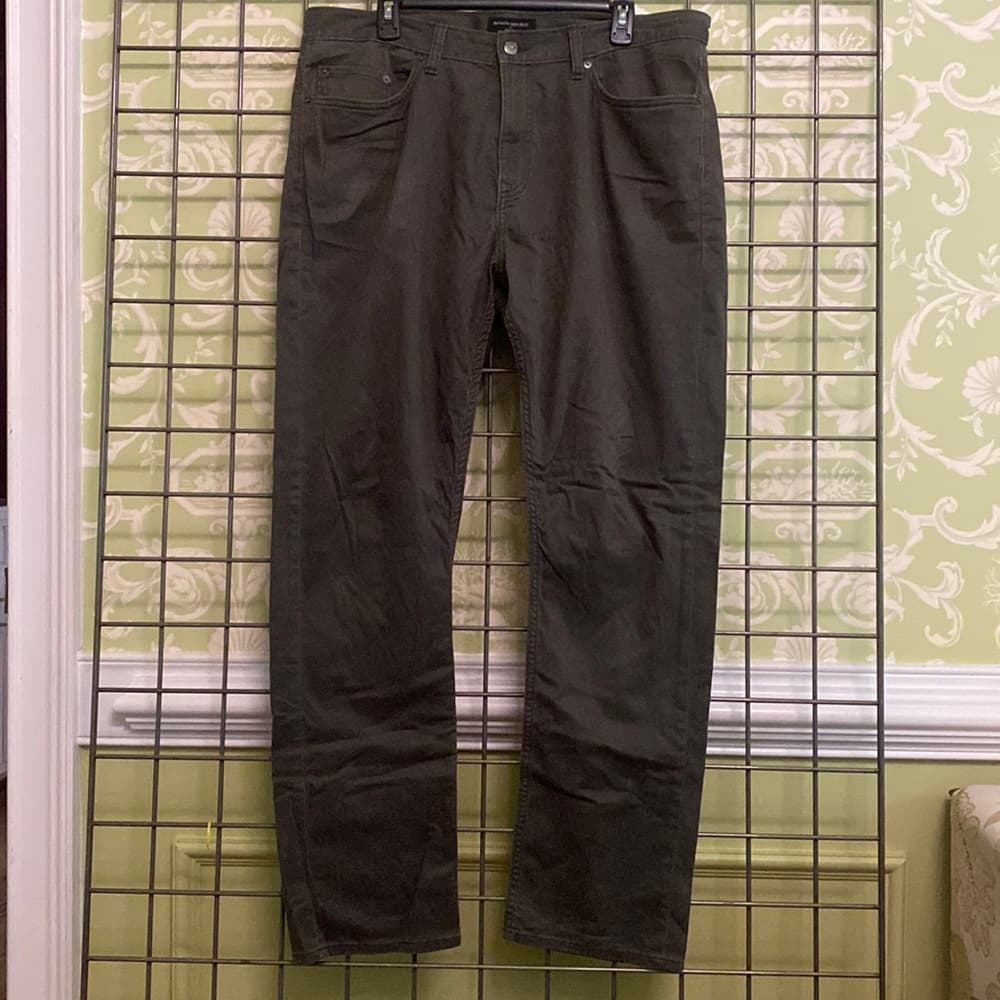 36 x 32 Banana Republic Navy green jeans - Thumbnail 4