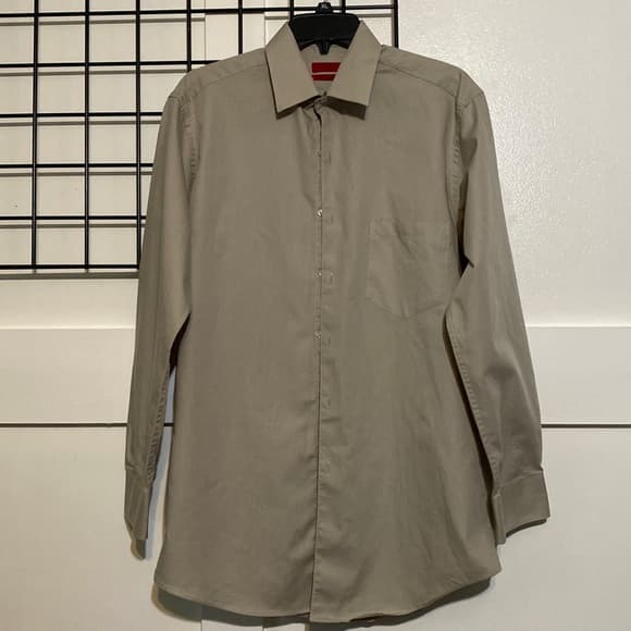 Men’s khaki button down shirt - Thumbnail 5