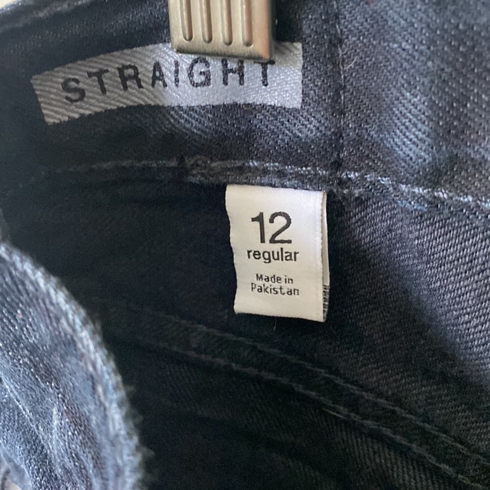 Gap Kids black straight leg jeans - Thumbnail 4