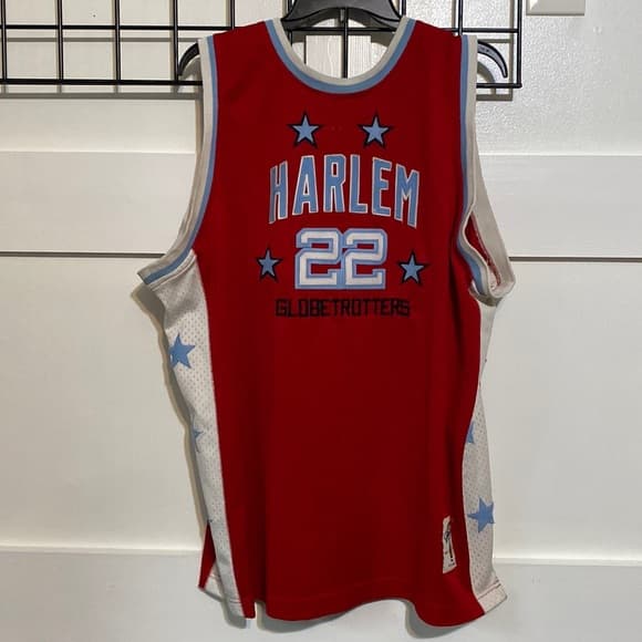 Harlem Globetrotters Jersey. Curly 22. 1927 Platinum FUBU. Men’s Size XL. - Thumbnail 4