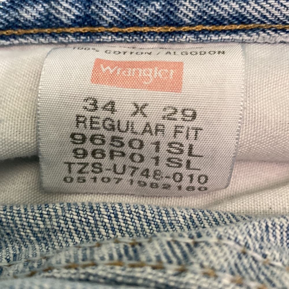 34 x 29 Wrangler regular fit jeans - Thumbnail 3