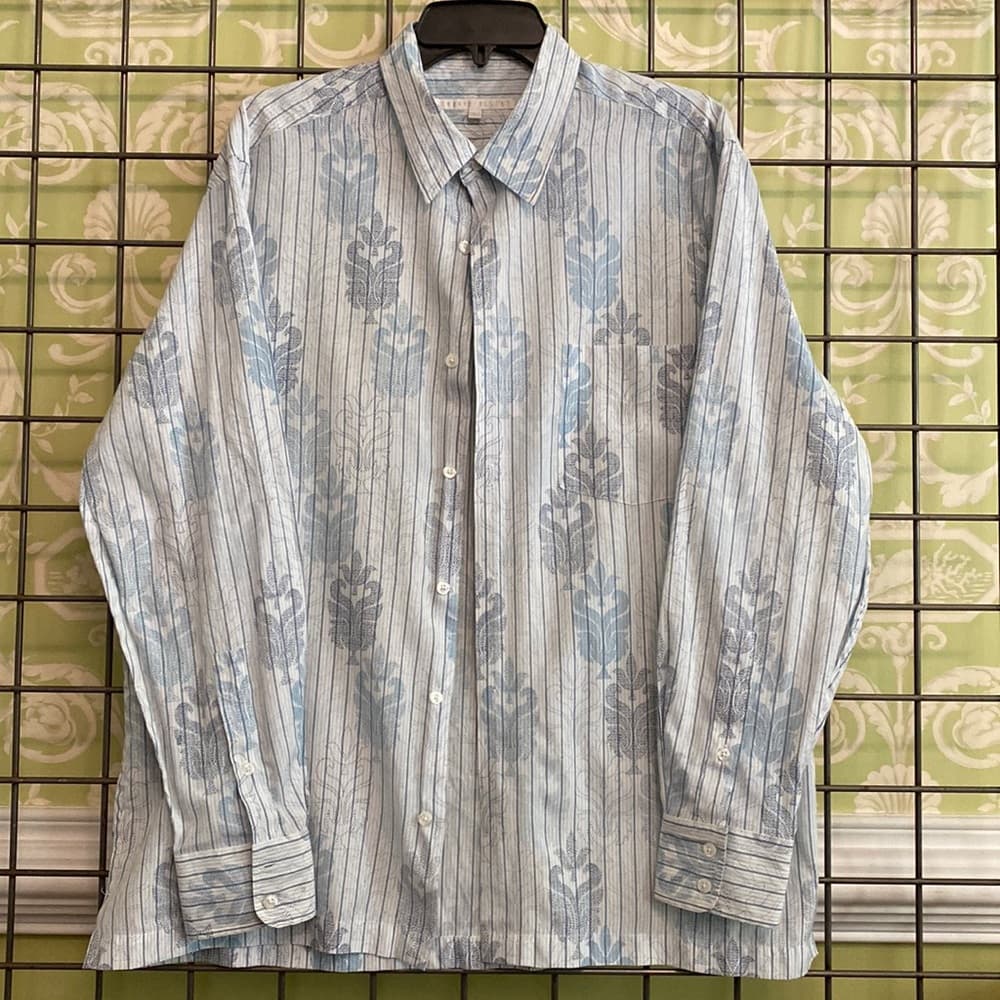 Perry Ellis lightweight long sleeve button down shirt - Thumbnail 3