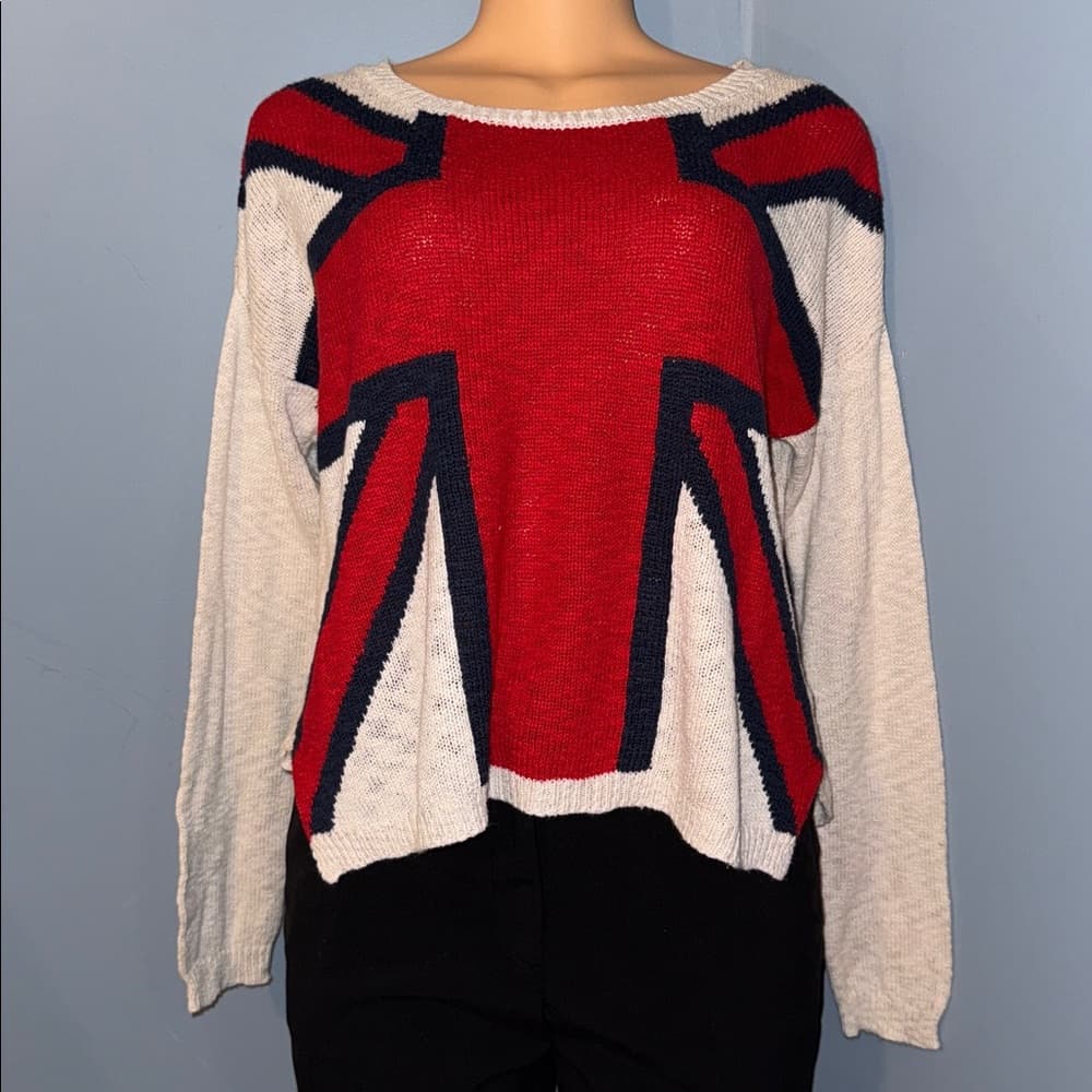 Moon Union Jack Sweater - Size Small - Thumbnail 5