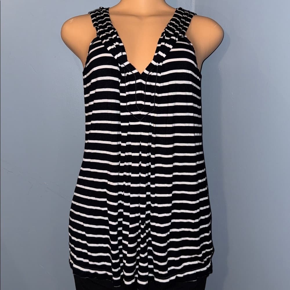 Stylish Max Studio Striped Halter Top - Size S - Thumbnail 5