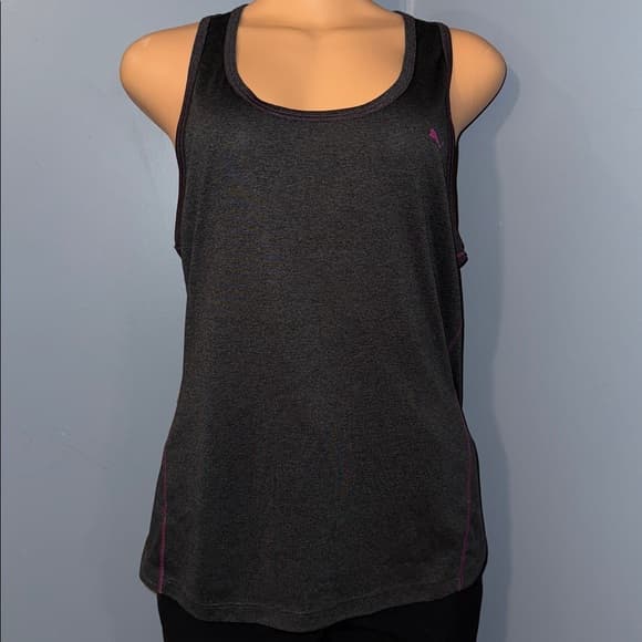 Puma Black Racerback Tank Top, Size XL - Thumbnail 7