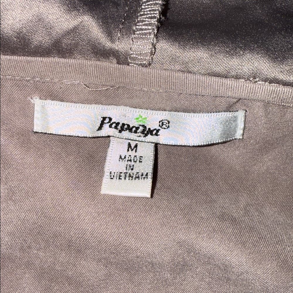 Papaya Sleeveless Hooded Vest - Size Medium - Thumbnail 4